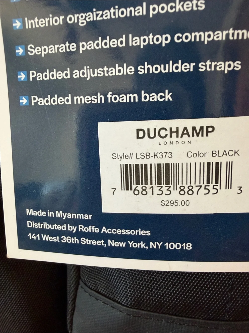 Duchamp Laptop Backpack